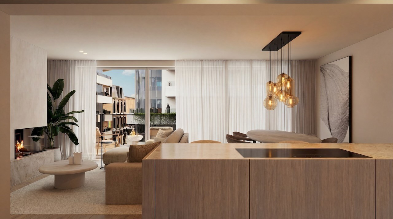 Luxueus volledig gerenoveerd 3 slaapkamer appartement te Lippenslaan gelegen op wandelafstand van het Albertstrand. 