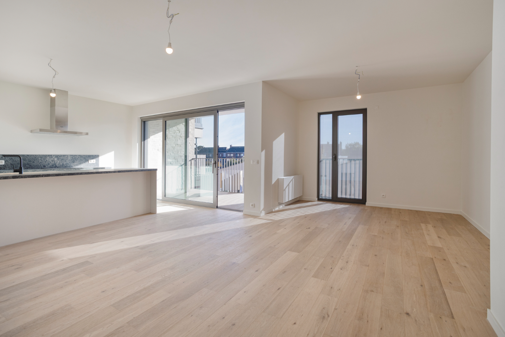 Nieuwbouw appartement met 3 slaapkamers, 2 badkamers, terras, 2 autostaanplaatsen en kelderberging in Leuven! - EPC A - bewoonbare opp. 108 m² 