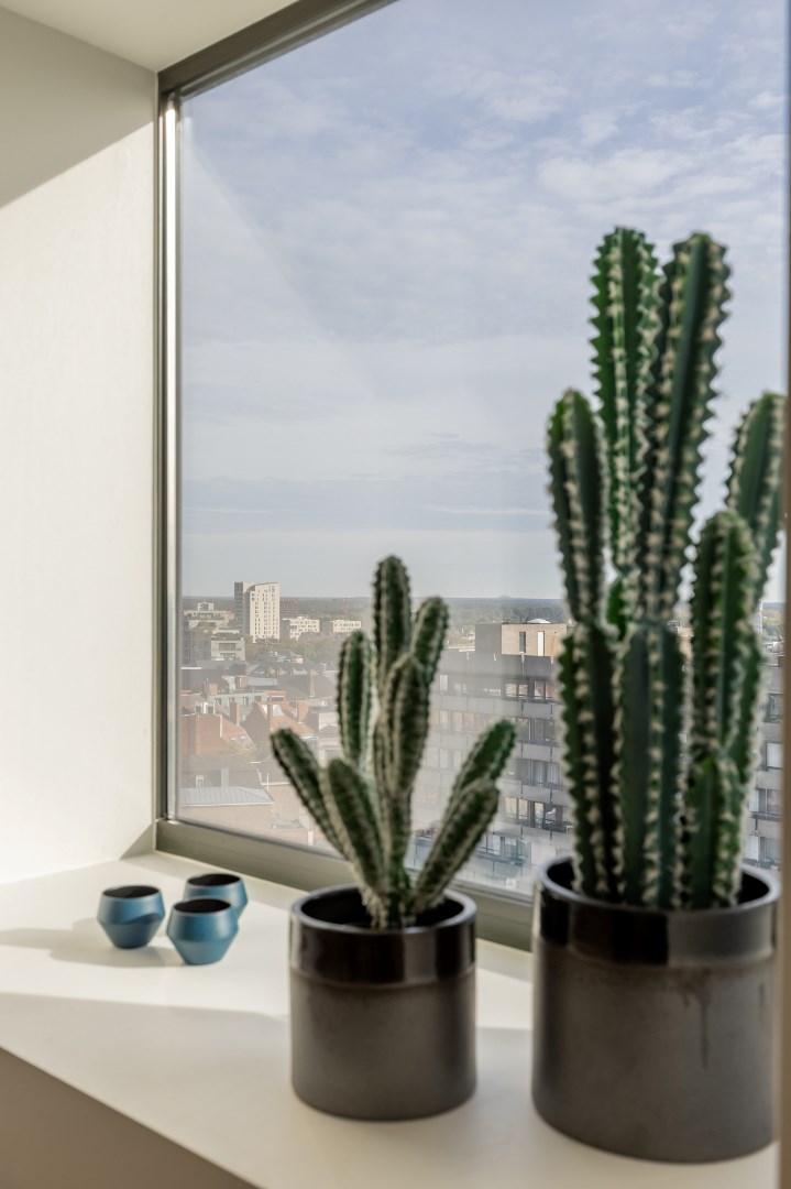 Appartement op de 10de verdieping van 127m² met twee slaapkamers 