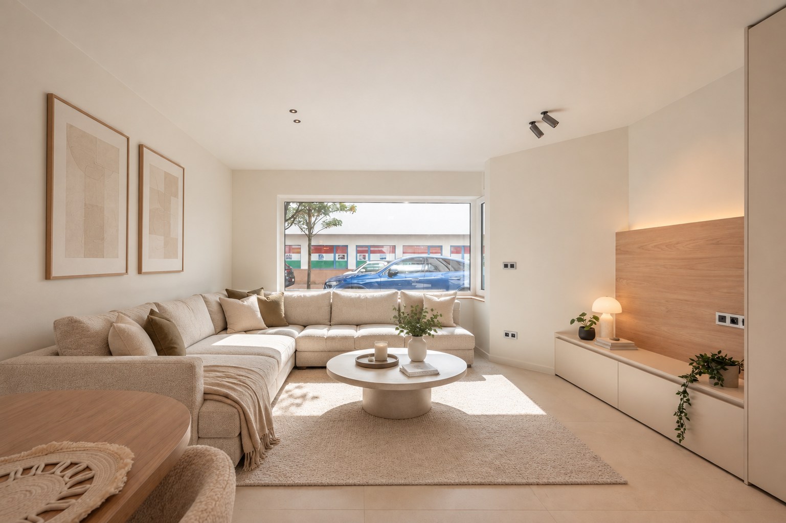 Gerenoveerd gelijkvloersappartement met koer in het Centrum van Knokke 