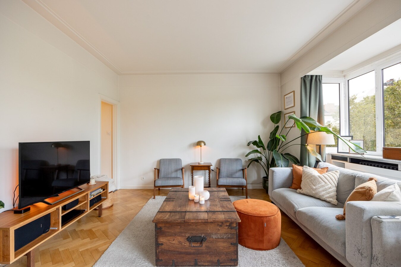 Prachtig Art Deco appartement 138 m² met 2 slaapkamers in centrum Antwerpen 