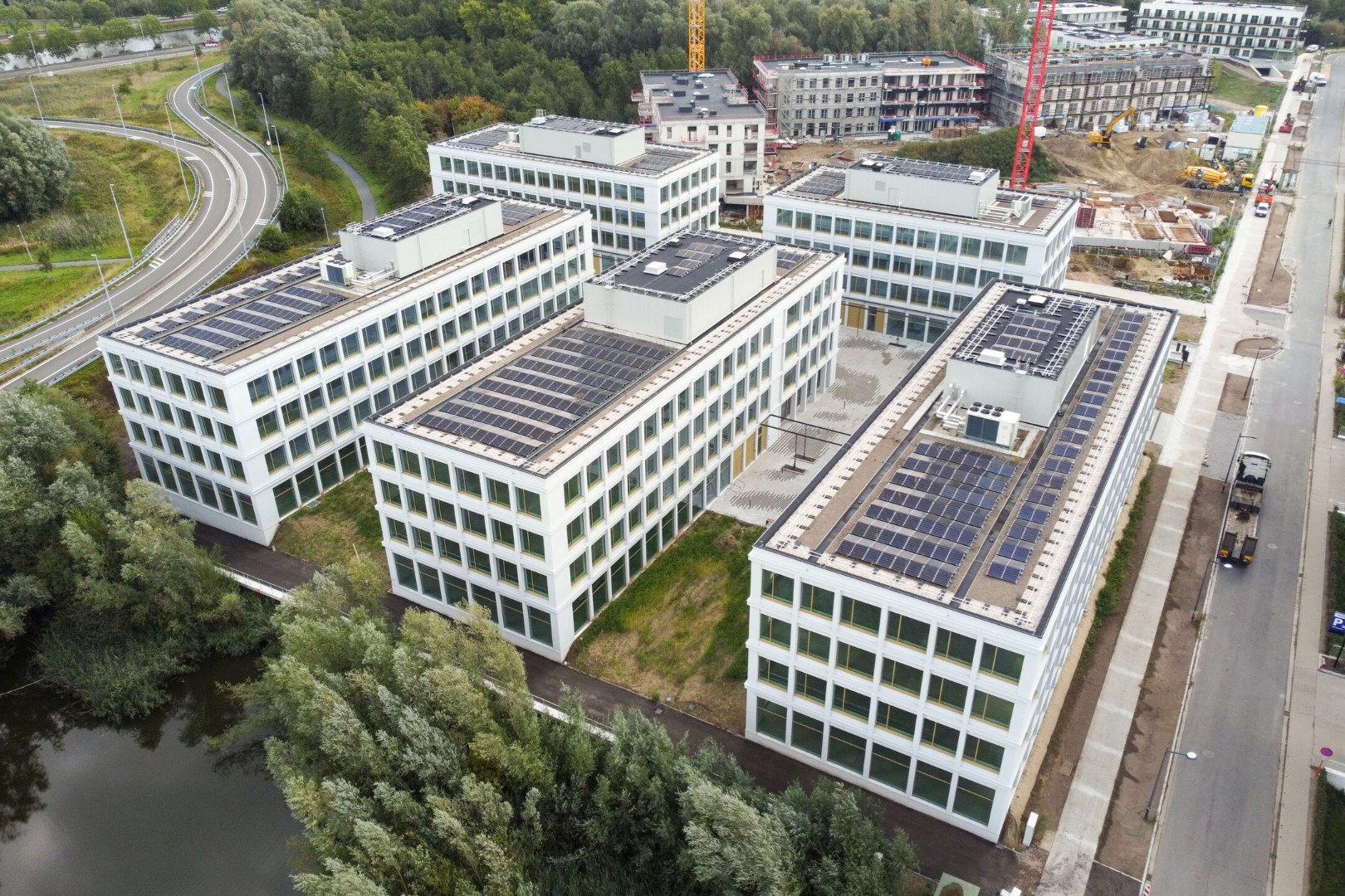 Nieuwbouw future proof kantoren te koop aan The Loop in Gent