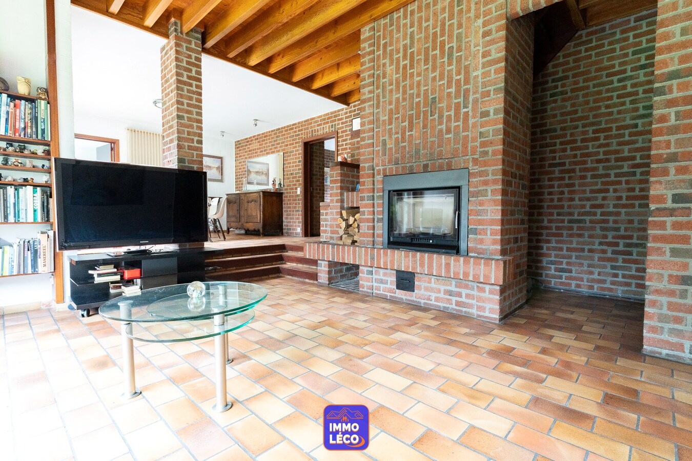 Maison d'architecte avec profession libérale, double garage, jardin, CENTRE-VILLE ! 