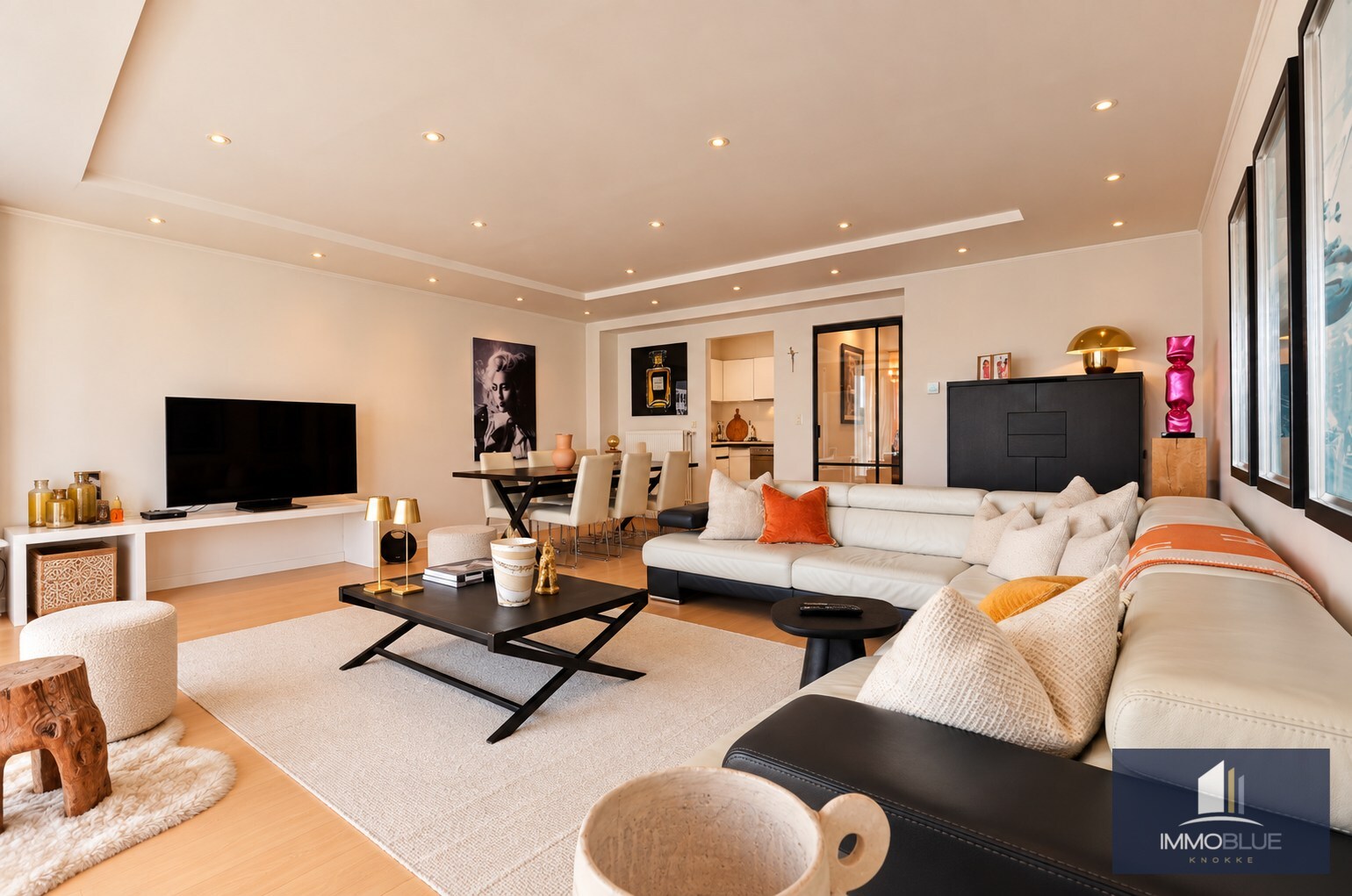 Zeer lichtrijk en instapklaar zuidgericht appartement met open zicht. 