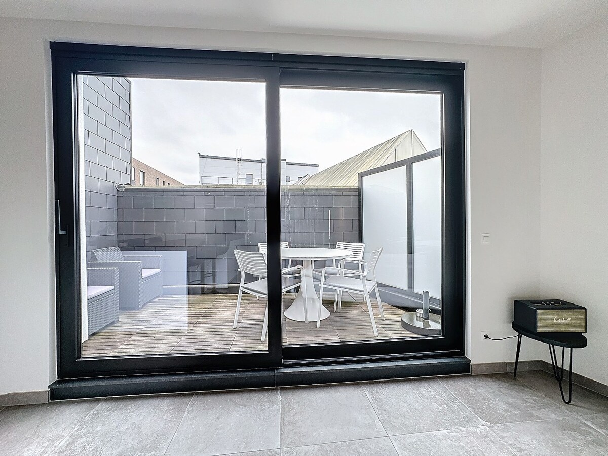 Nieuwbouw BEN tweekamerappartement te centrum Zottegem 