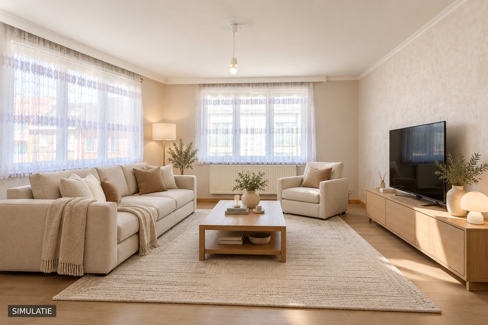 Instapklaar appartement met 3 slpk te Dilbeek 