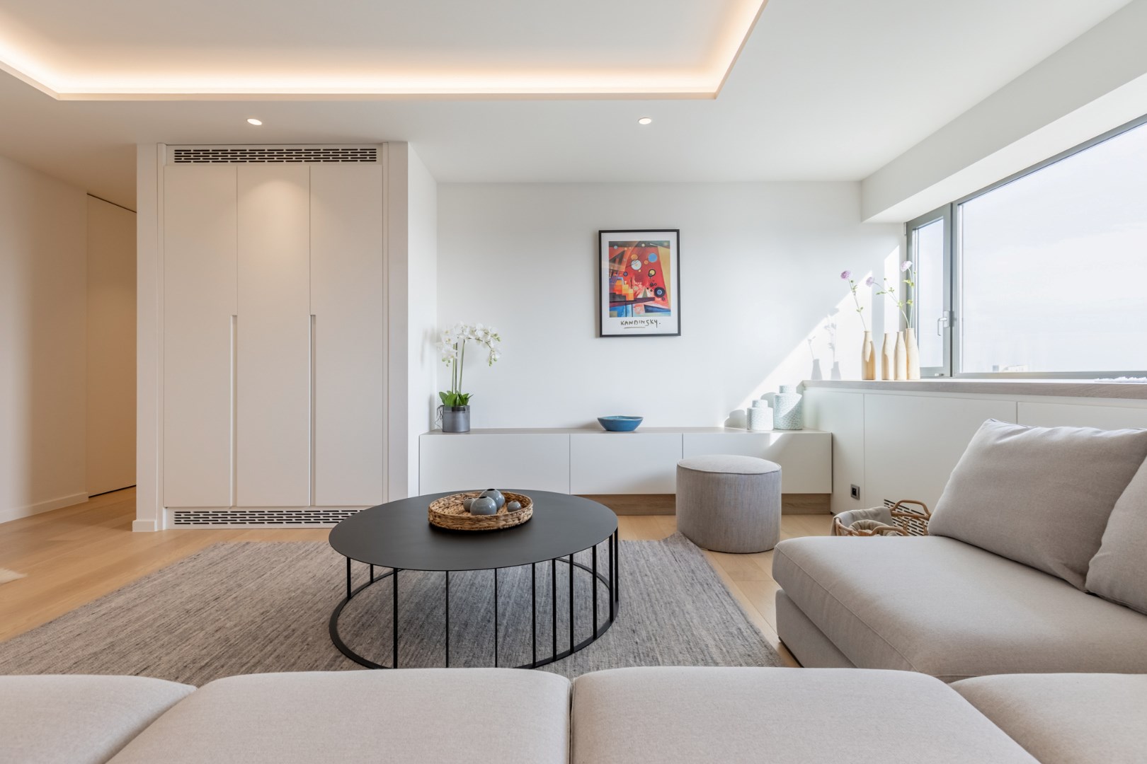 Appartement op de 10de verdieping van 127m² met twee slaapkamers 