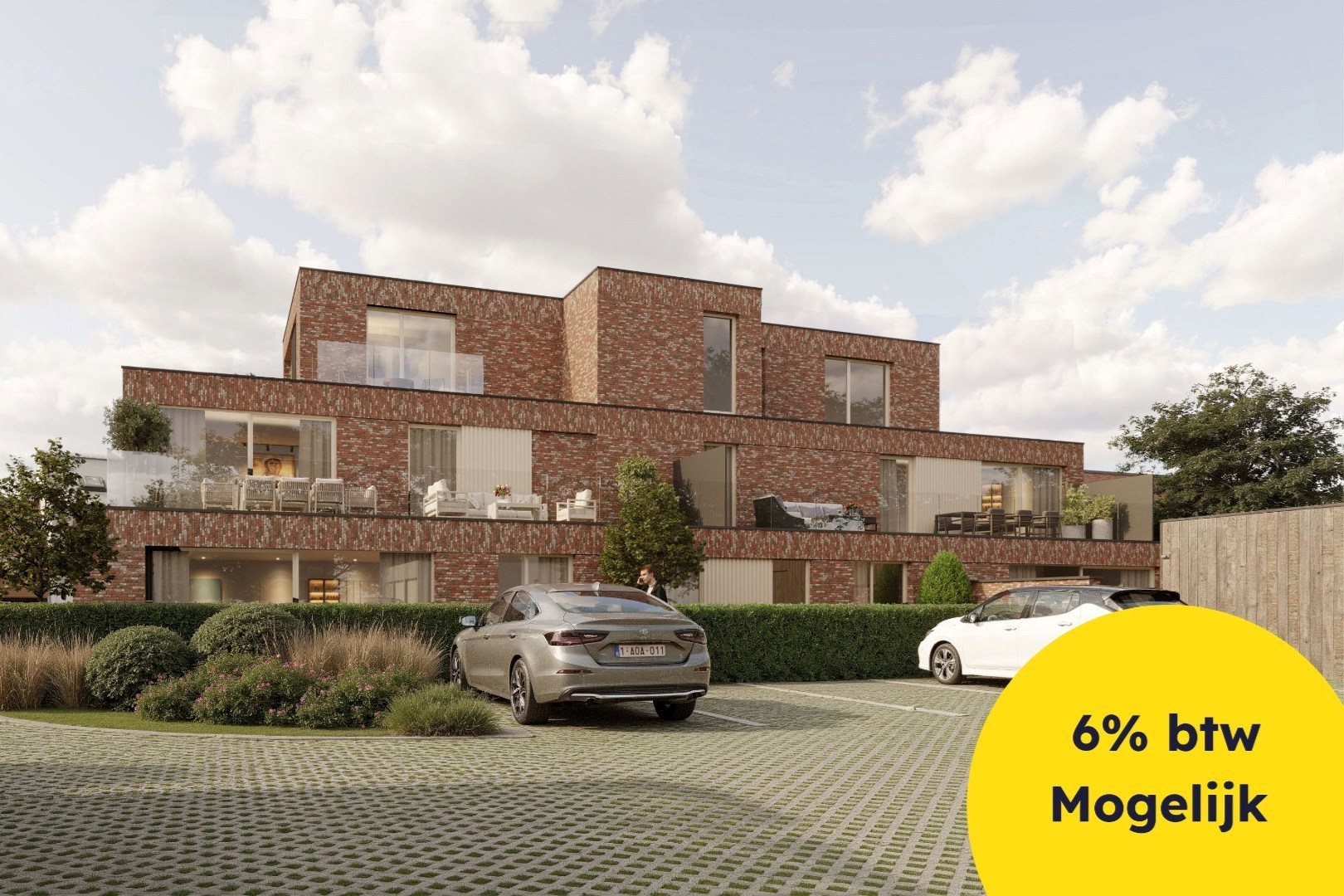 Uniek nieuwbouwappartement (115,55 m²) in kleinschalige residentie te Westkerke 