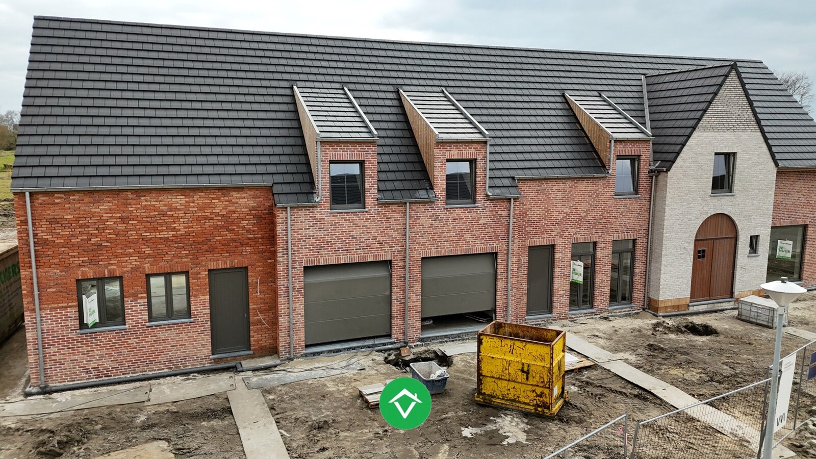 Moderne nieuwbouwwoning met drie slaapkamers en ruim terras in Moere 