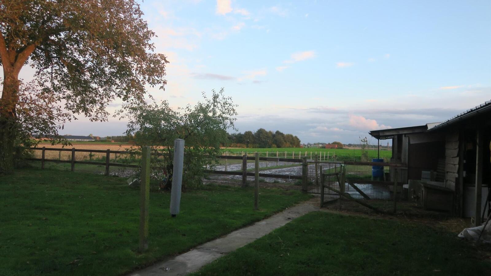 ruime woning met stallingen 