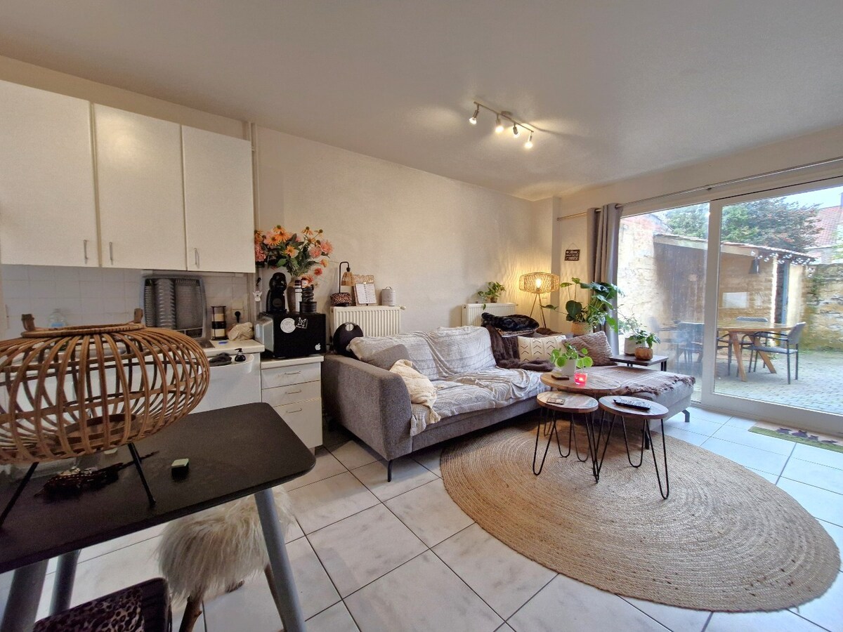 Knusse éénslaapkamerwoning in hartje Brugge. 