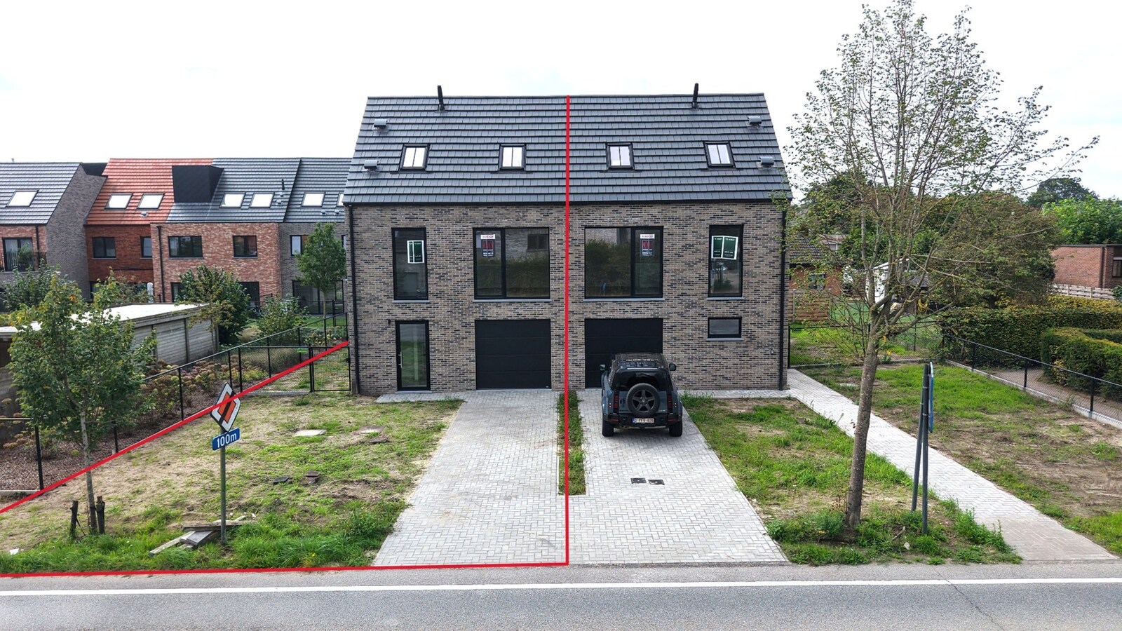BEN nieuwbouwwoning (E-peil E30) met 3 slaapkamers in het centrum van Zoersel 