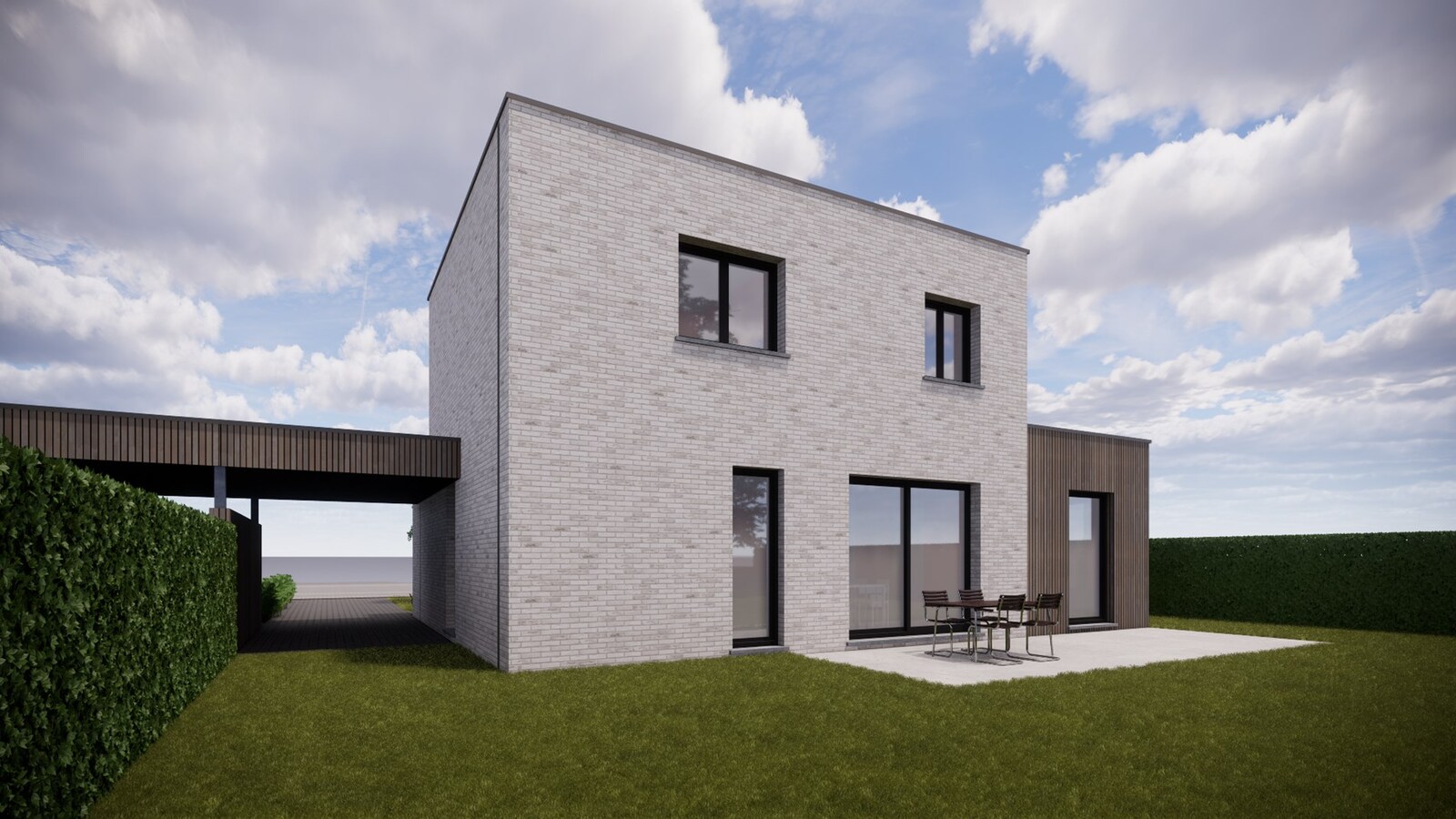 Nieuwbouw instapklare woning met 4 slaapkamers (waarvan 1 gelijkvloers) 