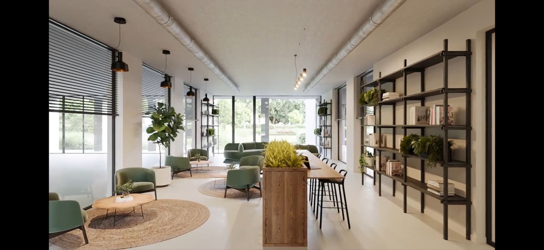 Nieuwbouw kantoor en winkelruimte te koop in Oostakker