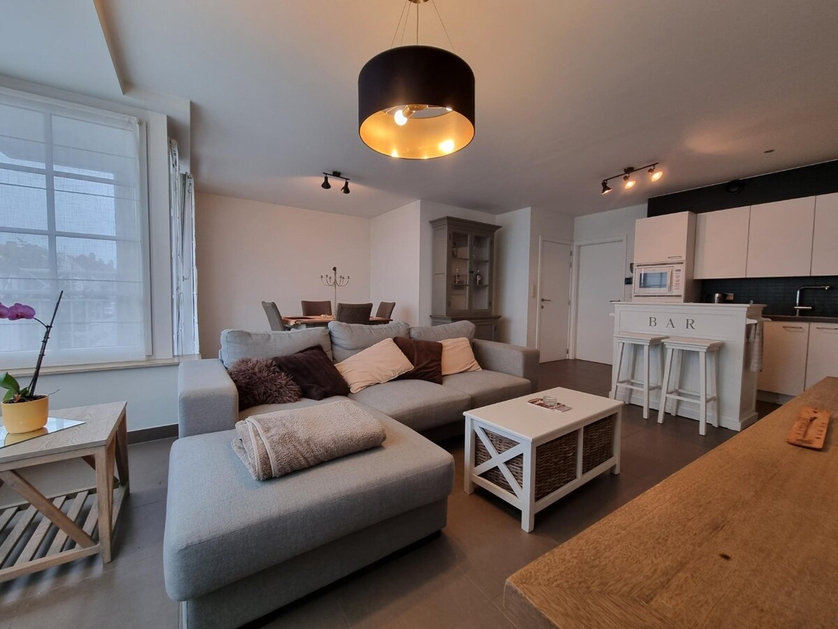 Gezellig appartement in een kleinschalige, mooie residentie te Heist 