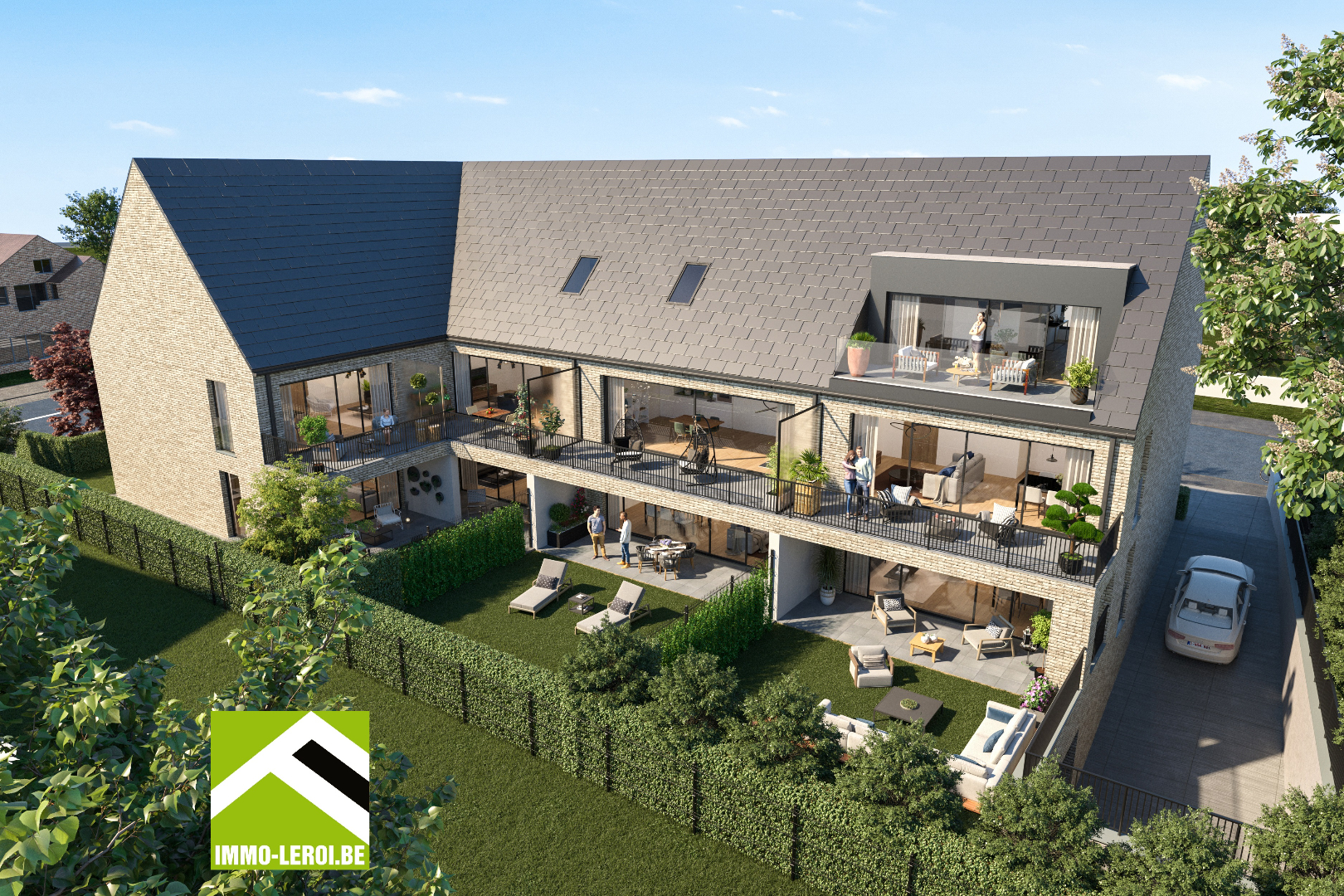 RESIDENTIE CRONOS - 10 KWALITEITSVOLLE APPARTEMENTEN + PENTHOUSES 