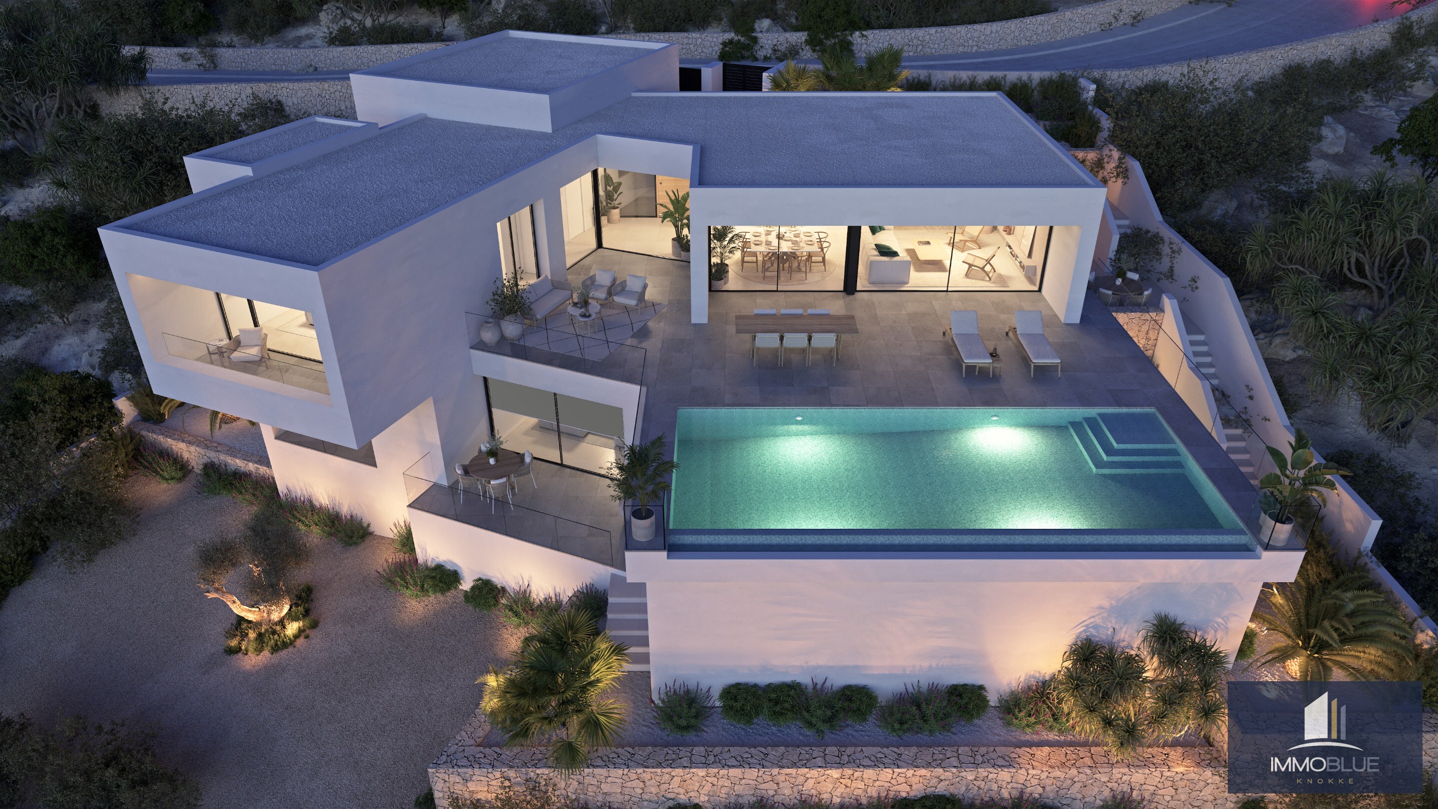 Luxe et tranquillité au bord de la Méditerranée. 