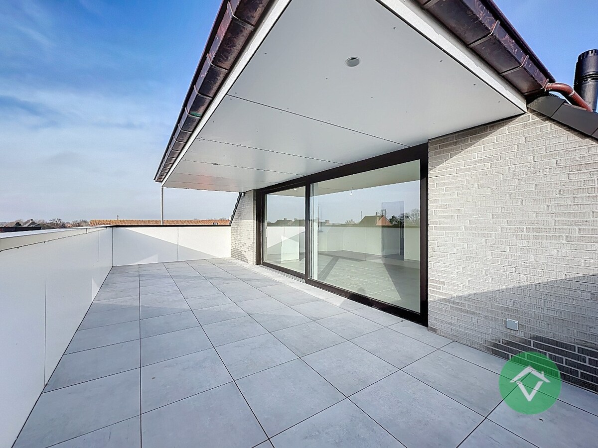 Nieuwbouwappartement met 2 slaapkamers en 1 terras in centrum Koekelare 