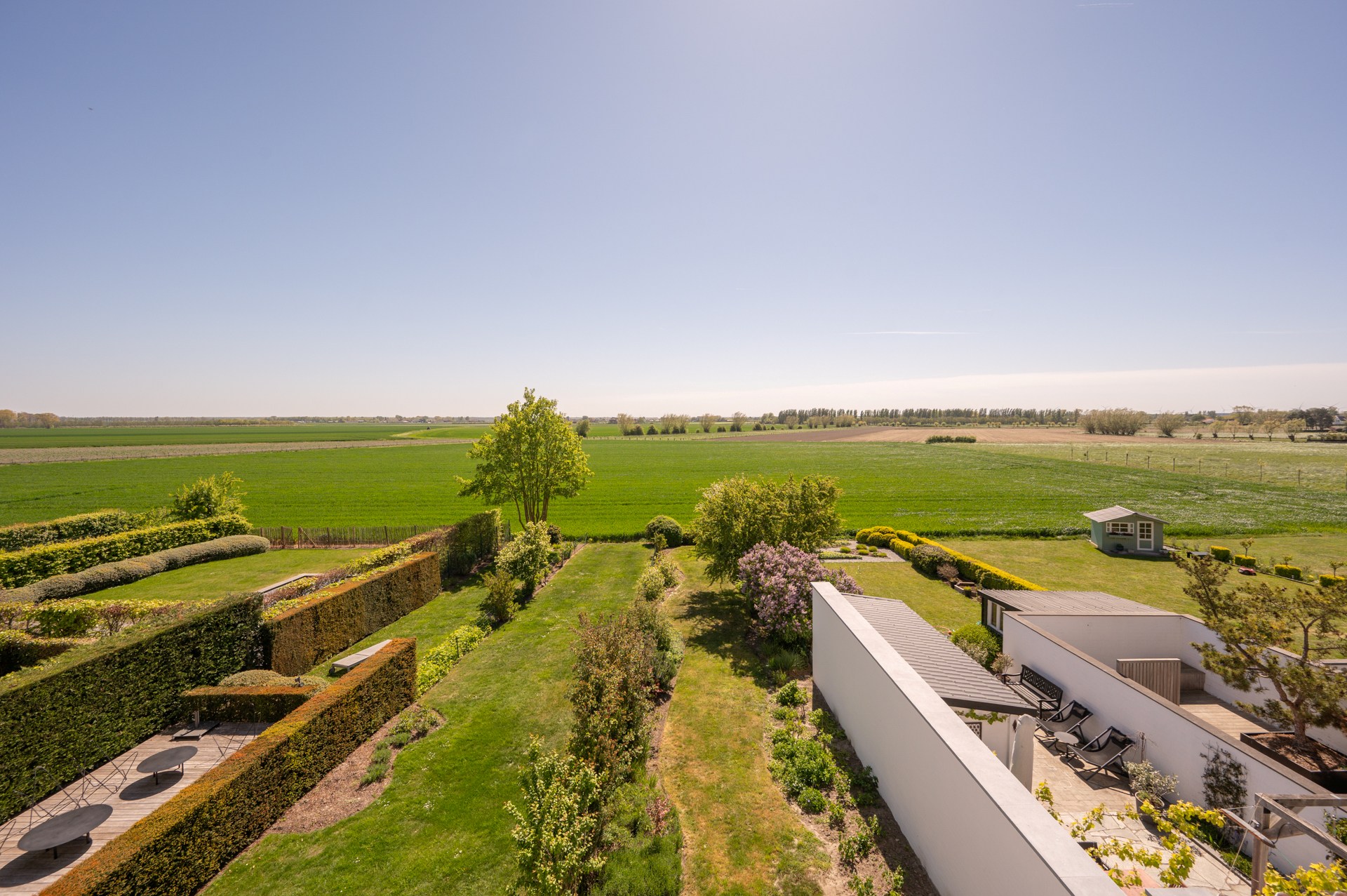 Uitzonderlijke bel-etagewoning met open zichten over de Knokse Polders 