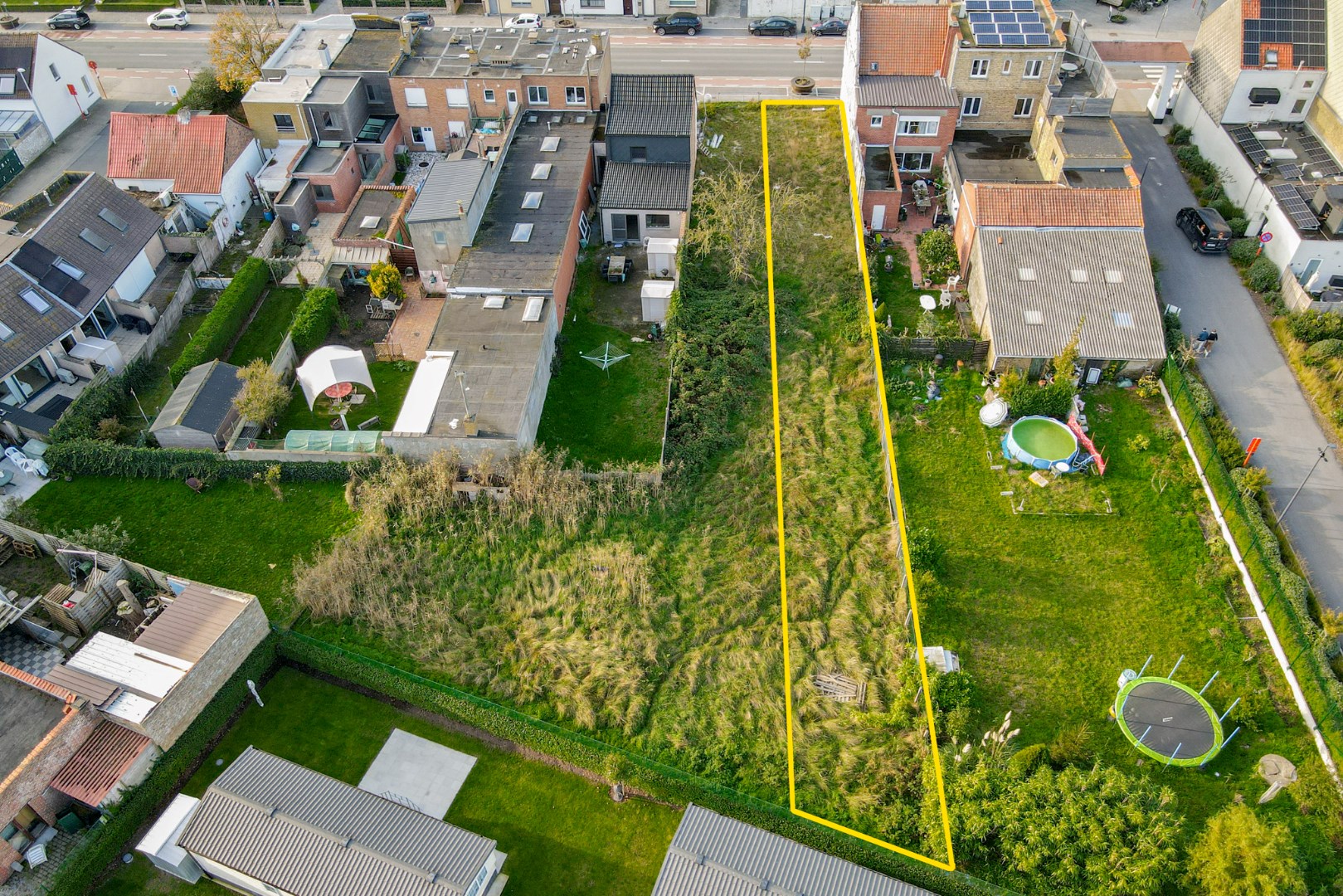 Perceel bouwgrond op ca 390 m² langs verbindingsweg tussen Middelkerke &amp; Nieuwpoort 