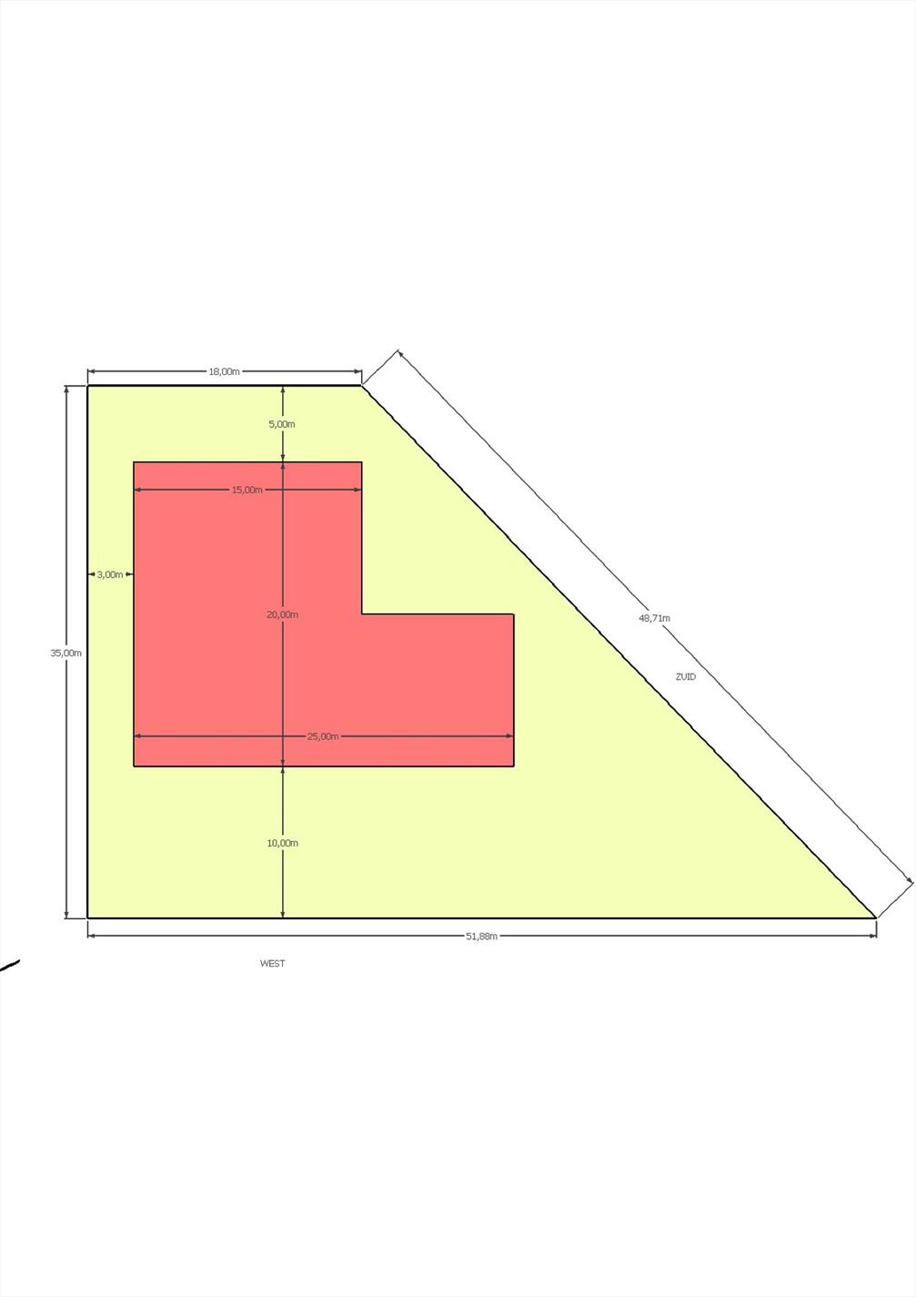 Westelijk georiënteerd lot bouwgrond 1.223m² in residentiële "bloemenwijk" te Maldegem 