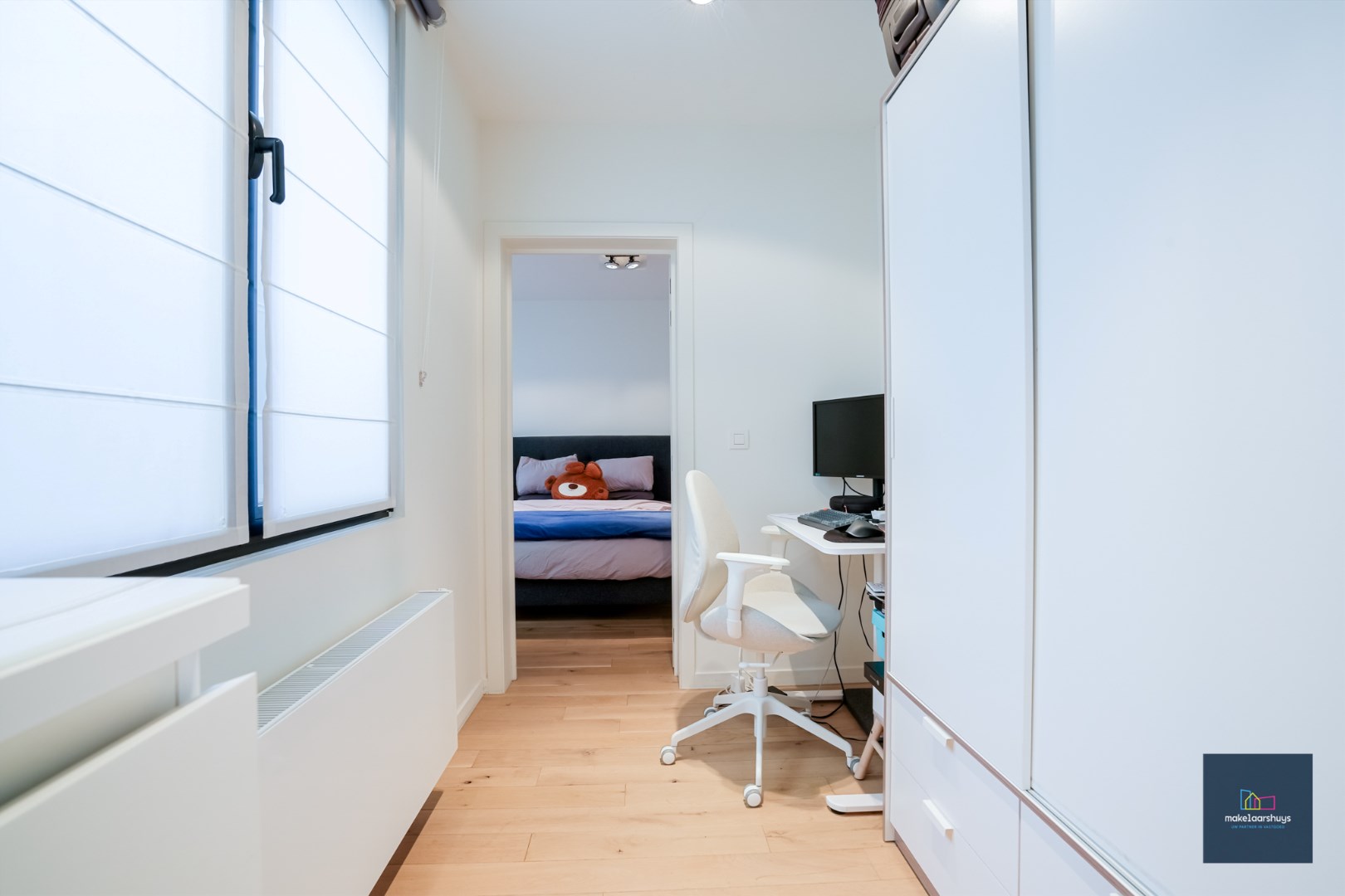 Zeer verzorgd 1-slaapkamerappartement met terrasje  nabij het centrum 