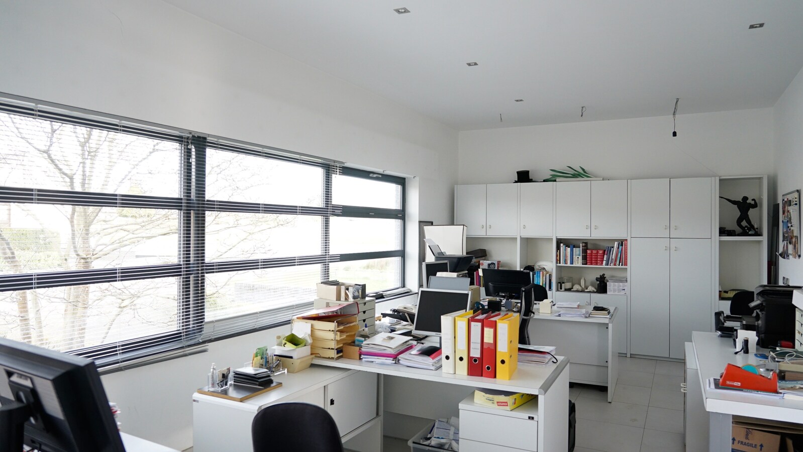 Dorne : moderne woning met parktijkruimte / bureel, volwaardige kelderverdieping, terras, zwemvijver en weide. Prachtig uitzicht. 