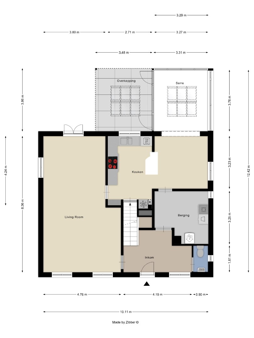 Open bebouwing met prachtige tuin en 4 ruime slaapkamers, garage, tuin en terras in Bierbeek – EPC 272kWh/m² 