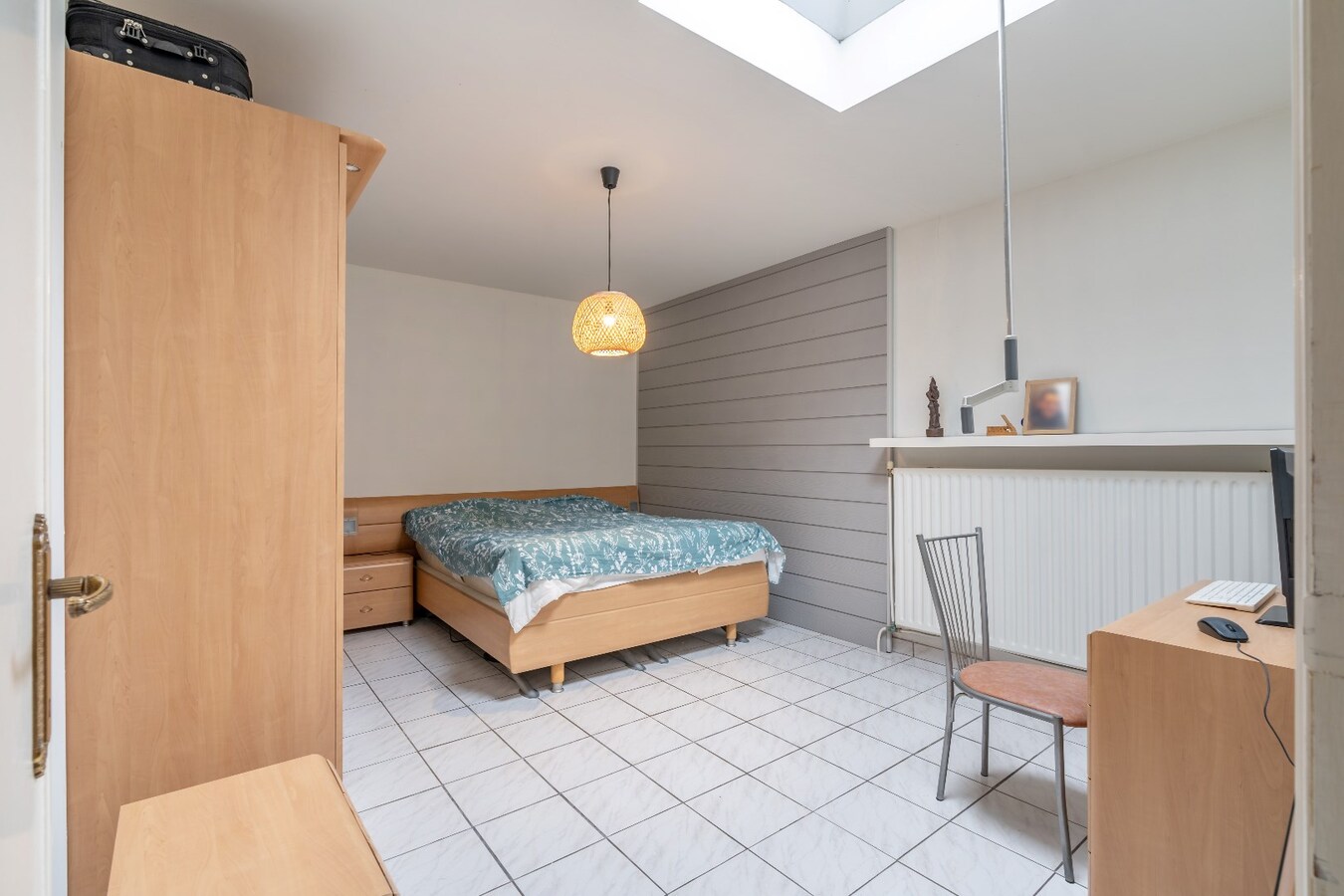 Gelijkvloers appartement met 1 slaapkamer 