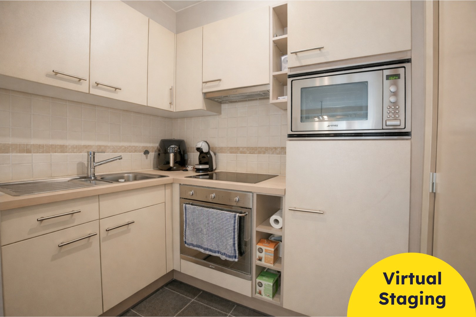 Gezellig gelijkvloers 1-slaapkamerappartement te Nieuwpoort-stad. 