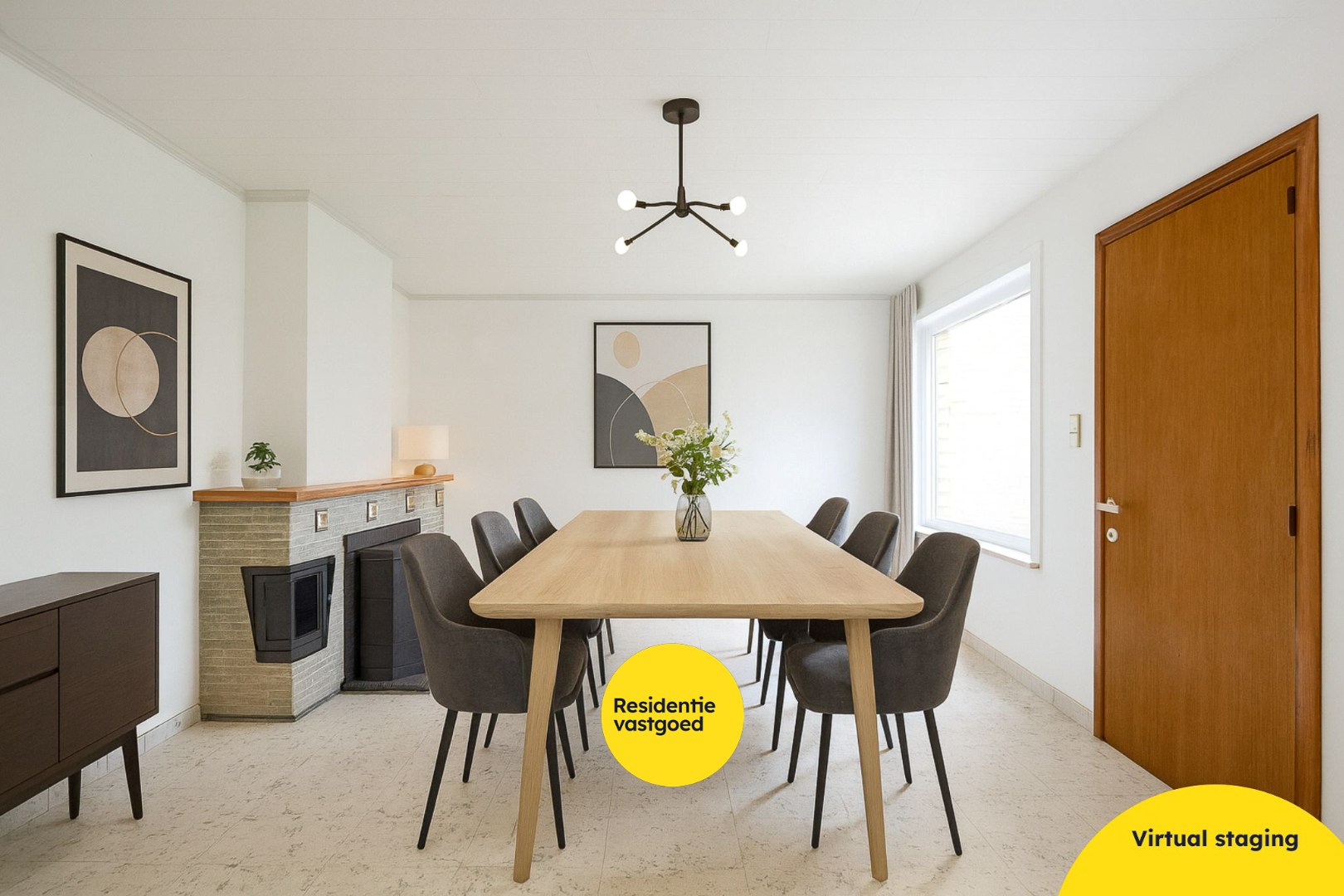 Ruime gezinswoning met 3 slaapkamers, grote tuin en garage. 