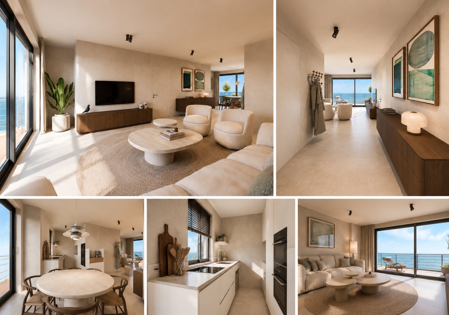NOUVEL APPARTEMENT EN DUPLEX DE 2/3 CHAMBRES AVEC VUE SUR LA MER 