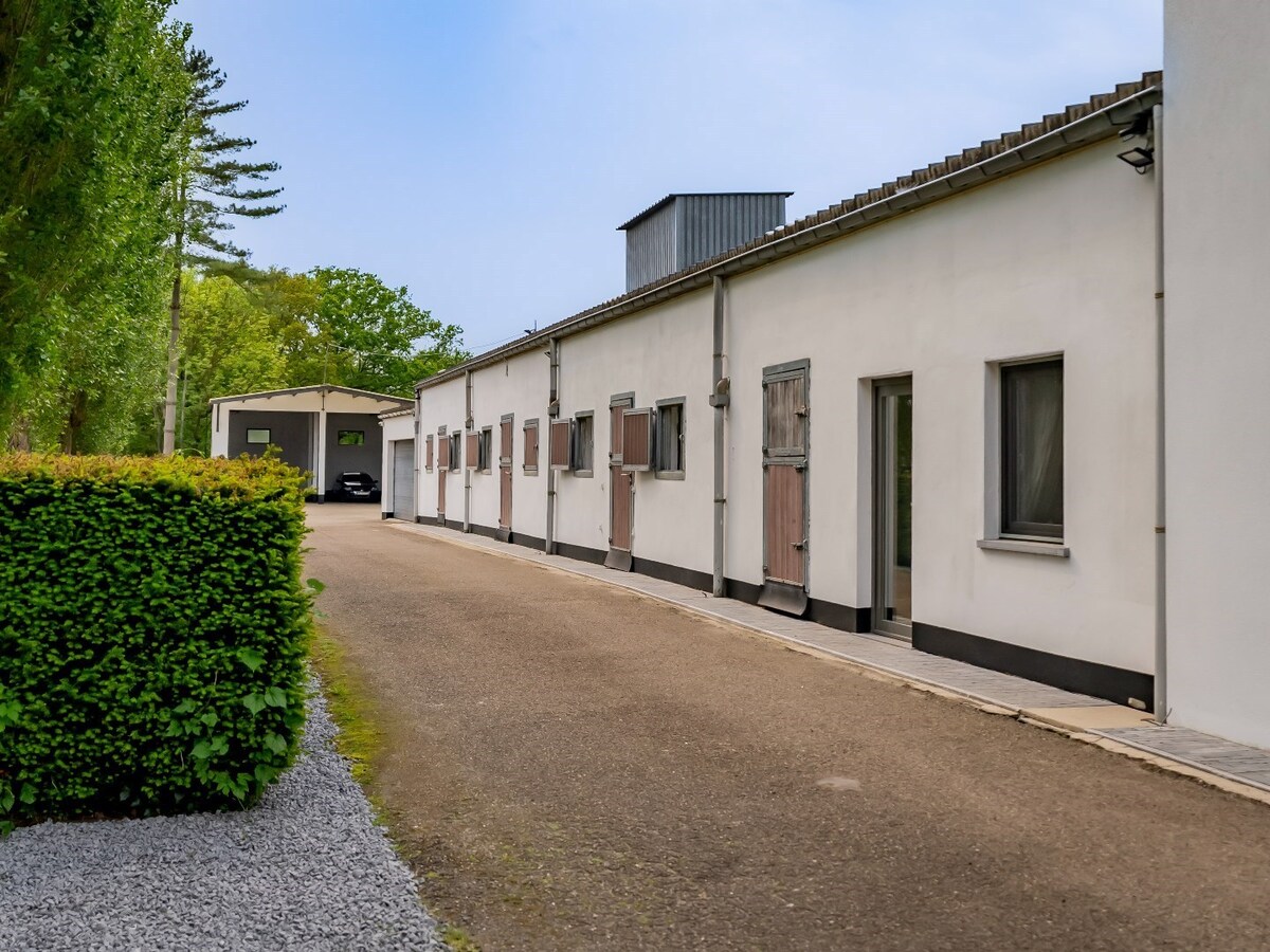 Prachtig hippische accomodatie op ca. 5,2 ha te Herselt 
