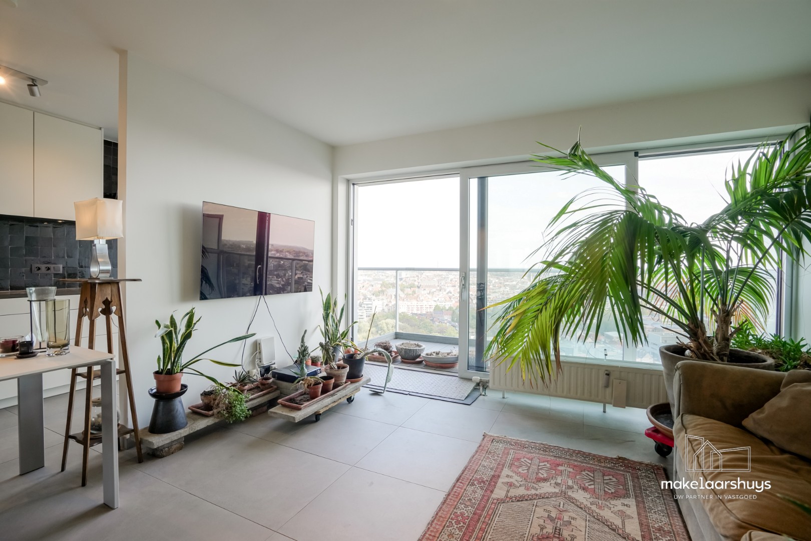 Ruim 1-slpk.app met panoramisch uitzicht over Gent 