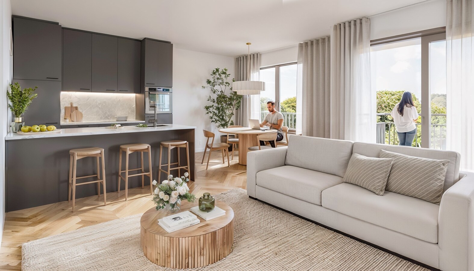 2 slpk-appartement in centrum Gavere! 