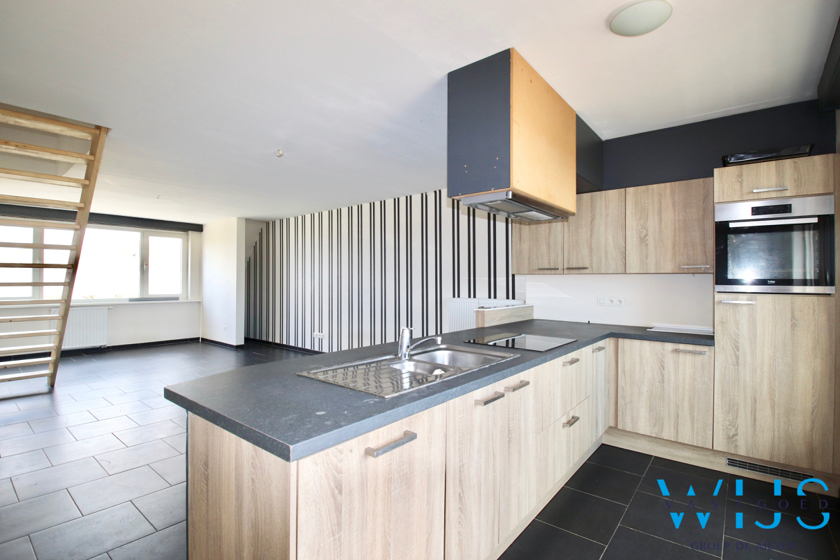 Tweeslaapkamer appartement met terras &amp; garage te BASSEVELDE! 