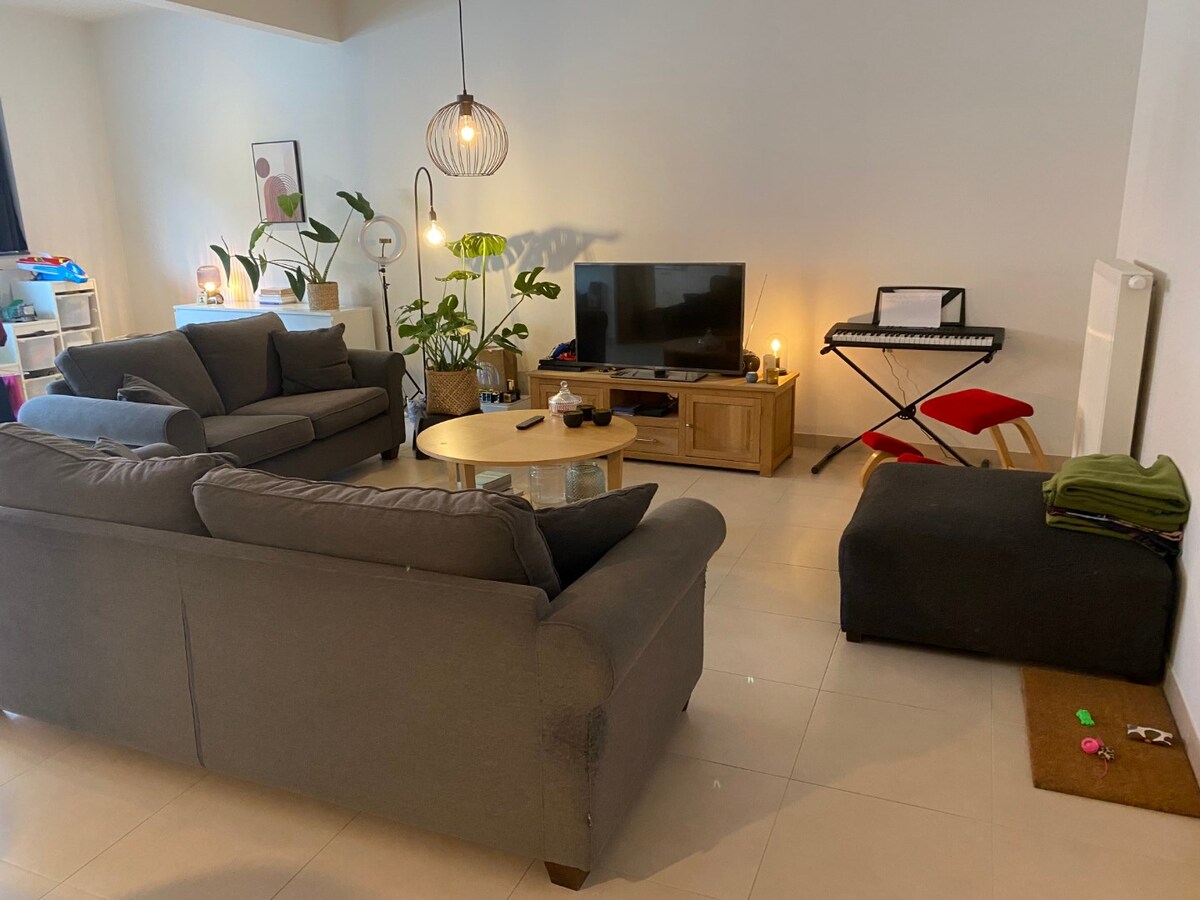 Ruim appartement met zonnig terras 