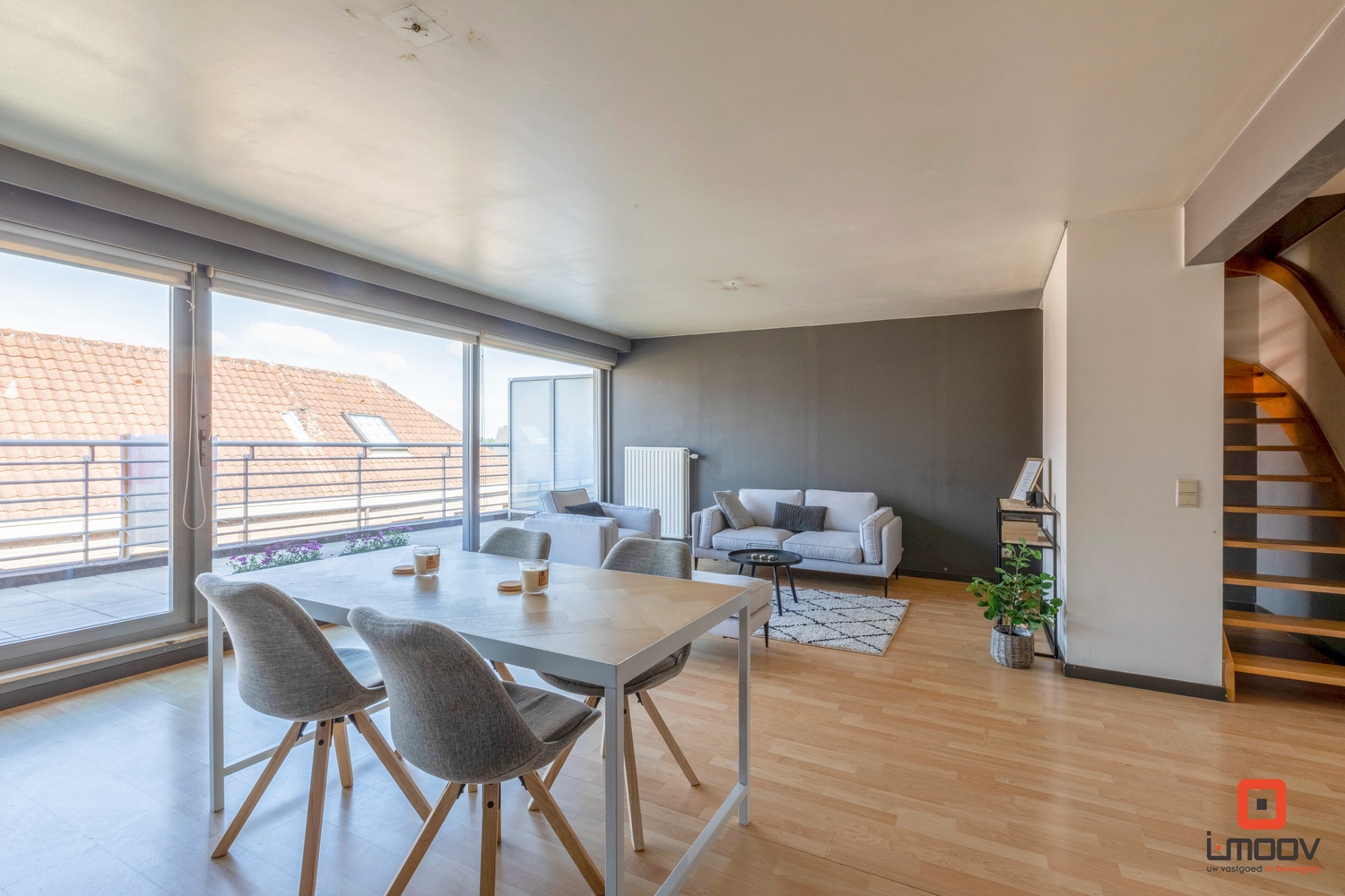 Centraal gelegen duplex 