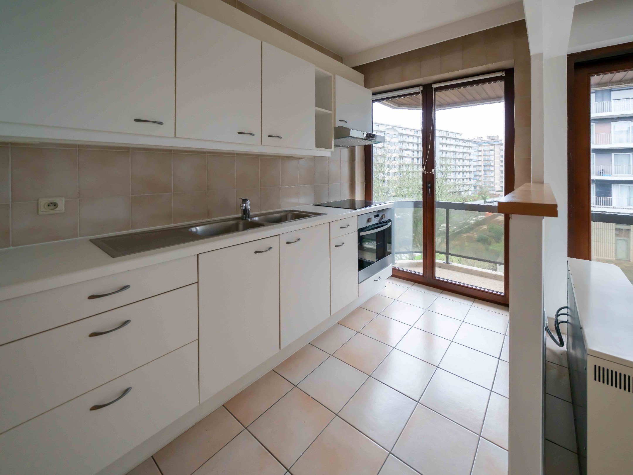 Ruim appartement met 1 slaapkamer en 2 terrassen 