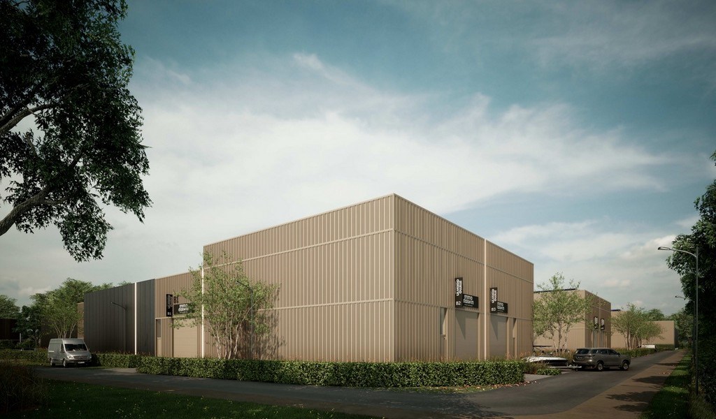 Nieuwbouw loodsen ter reservatie in project Heultje Westerlo