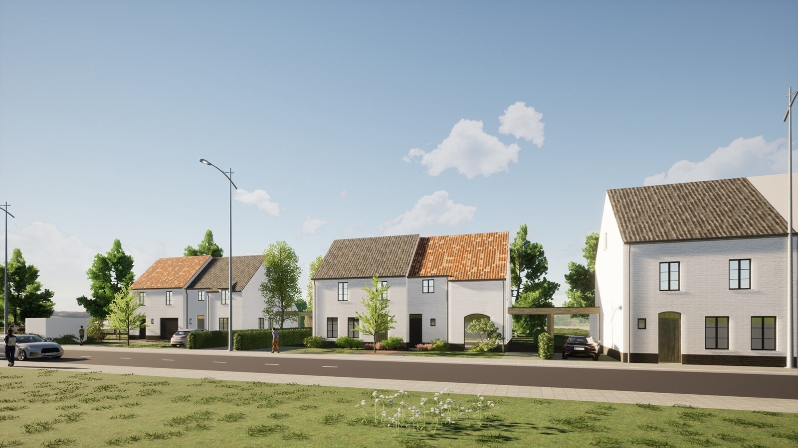 Halfopen gezinswoning in een charmante verkaveling te Wortegem-Petegem 