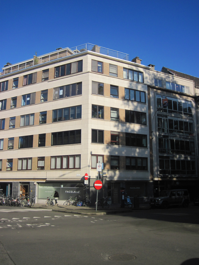 Lichtrijk, ruim 2-slp-appartement aan St-Anna-plein. 