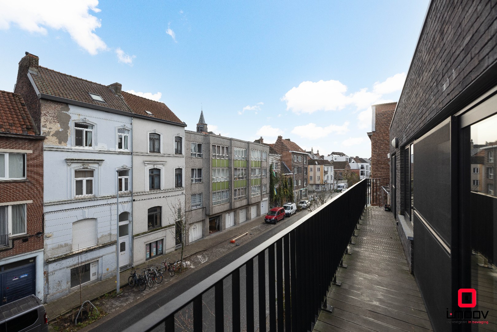 Modern éénslaapkamerappartement met ruim terras op topligging in Gent 
