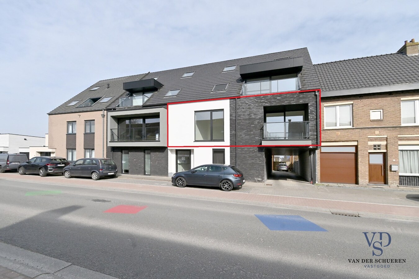 Modern 2 slpk-appartement nabij centrum Gavere 