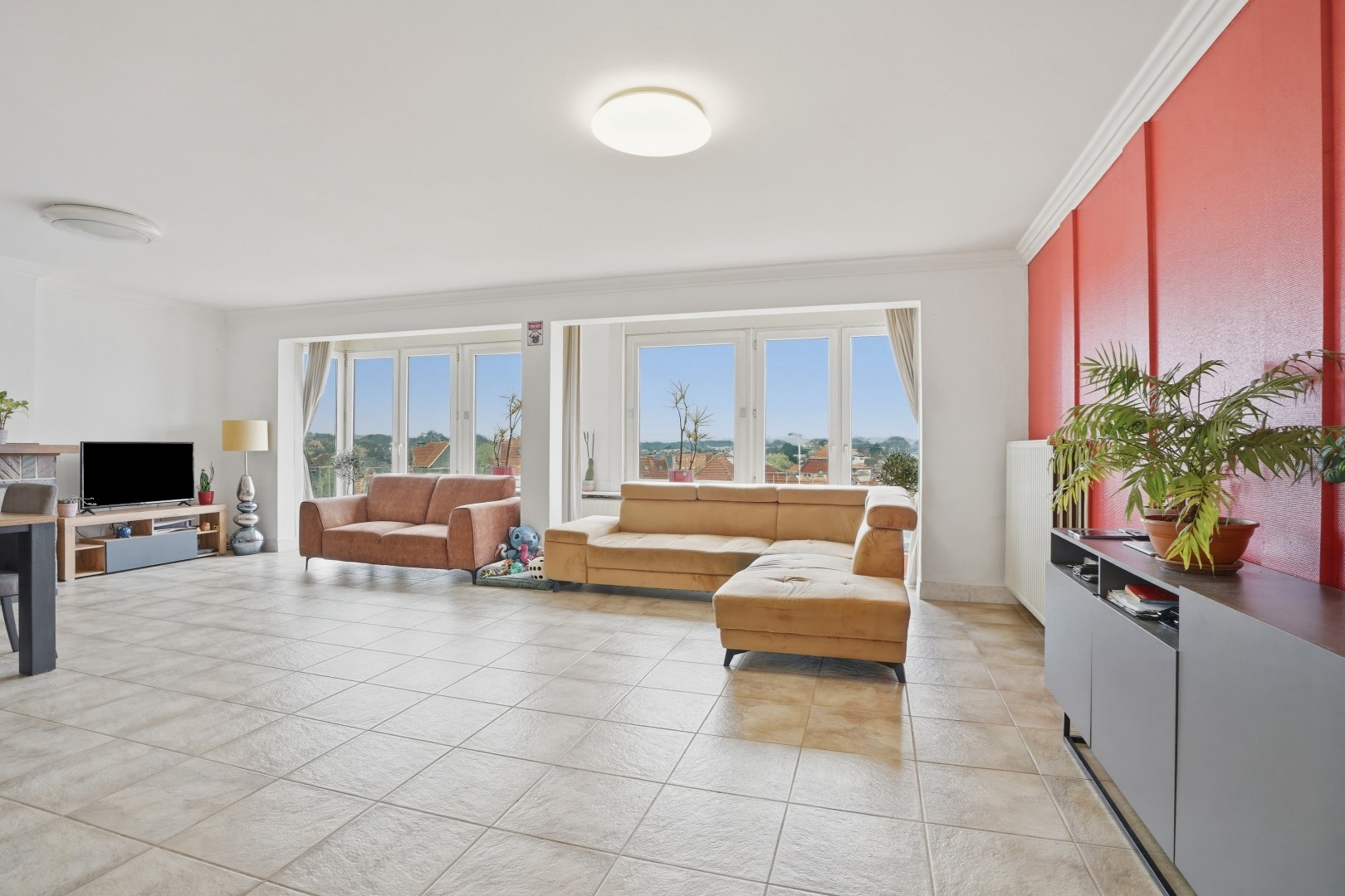 Ruim appartement (115 m²) met 3 à 4 slaapkamers op topligging te Koksijde-Bad 