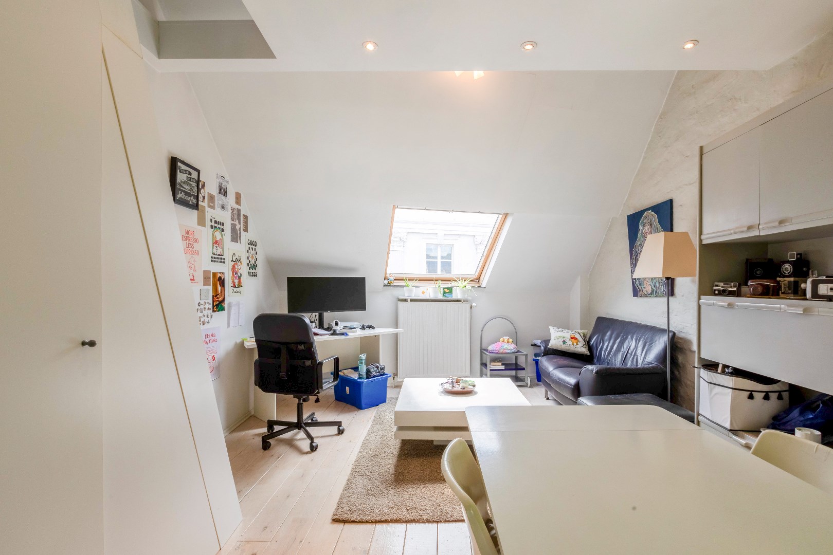 Topper ! Studio met mezzannine en terras in Gent 