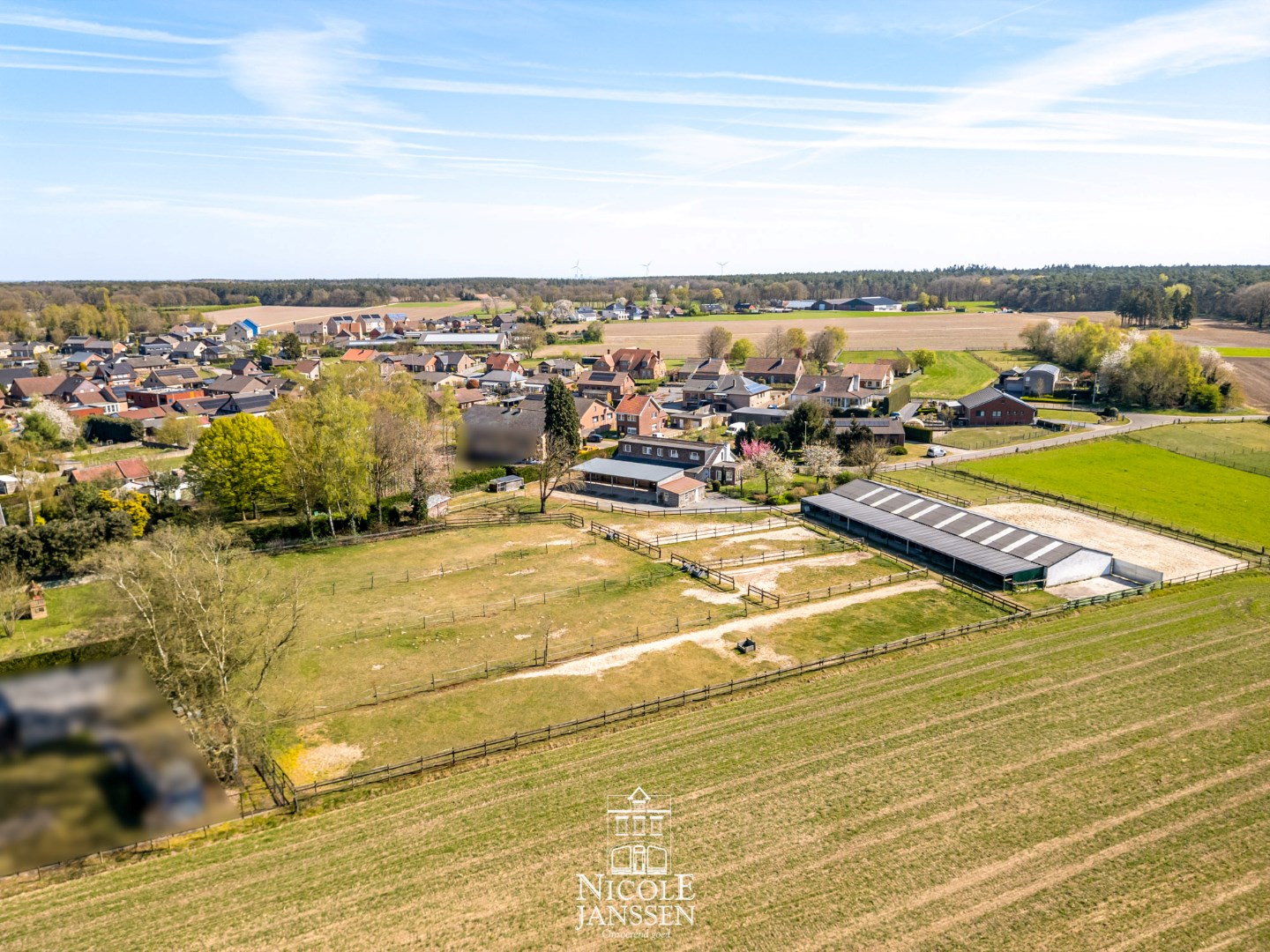 Omgeven door groen en de nodige privacy 