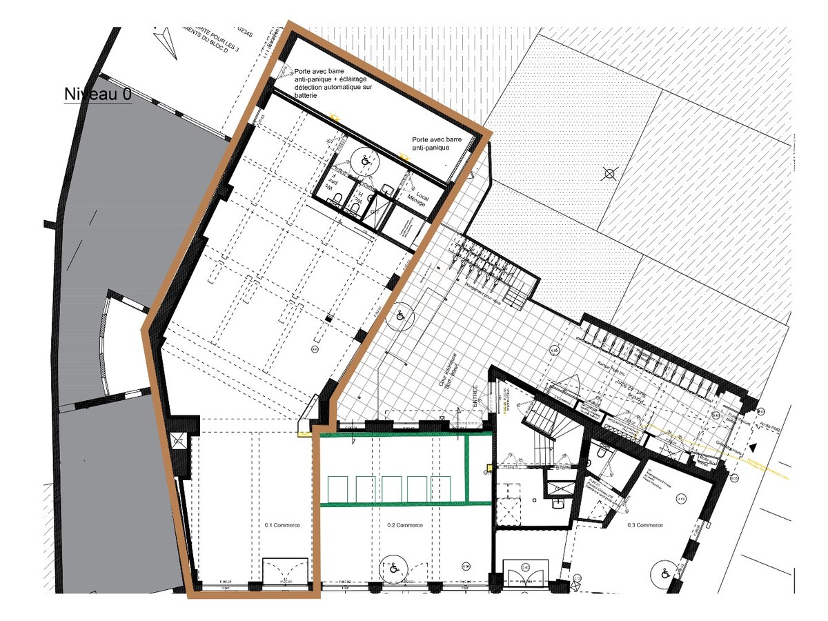 Surface commerciale (+/- 193m²) louée CASCO ! 