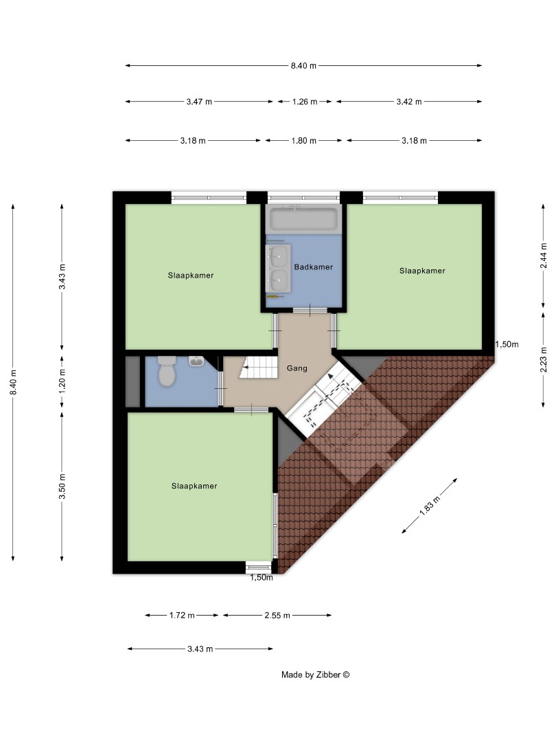 Instapklare halfopen bebouwing met 3 slaapkamers, tuin, terras en 2 carports in Kessel-Lo! – EPC 166 kWh/m² - bewoonbare opp. 146 m² 