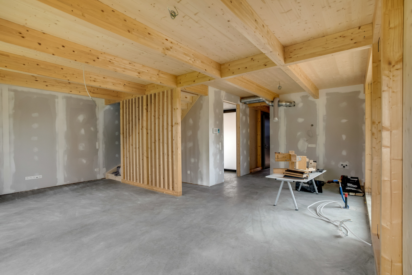 Verkaveling "De Bleeken" omvat 5 moderne BEN-woningen waarvan 4 half-open bebouwingen en 1 open bebouwing. 